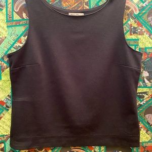 EDDIE BAUER Top Sleeveless in Black. Size L